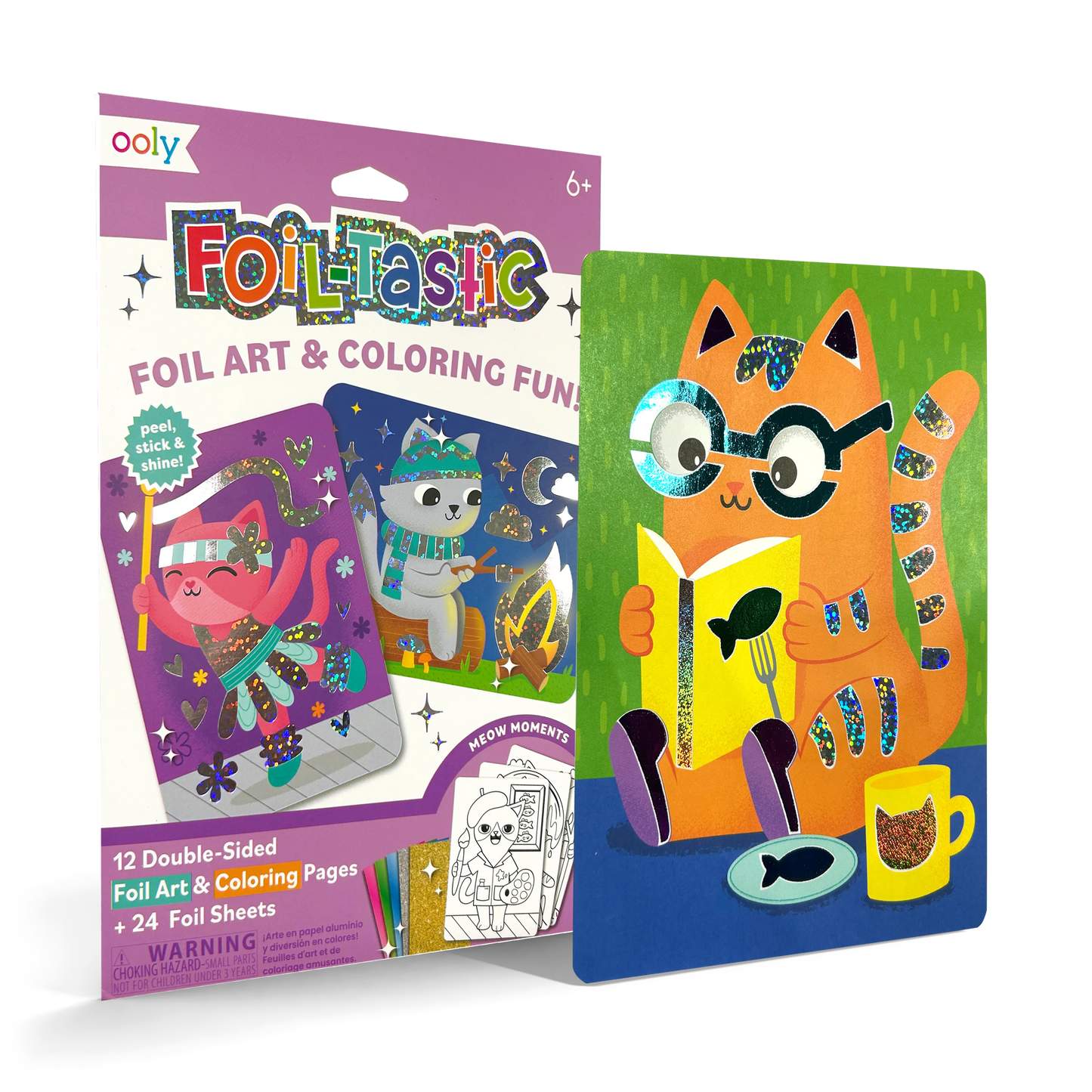 Foil-tastic: Foil Art & Coloring Fun - Meow Moments (36 PC Set)