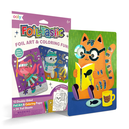 Foil-tastic: Foil Art & Coloring Fun - Meow Moments (36 PC Set)