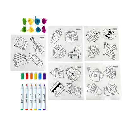 OOLY x Girl Scouts: Do-It-Yourself Shrink Art Bracelet Kit (30 PC Set)