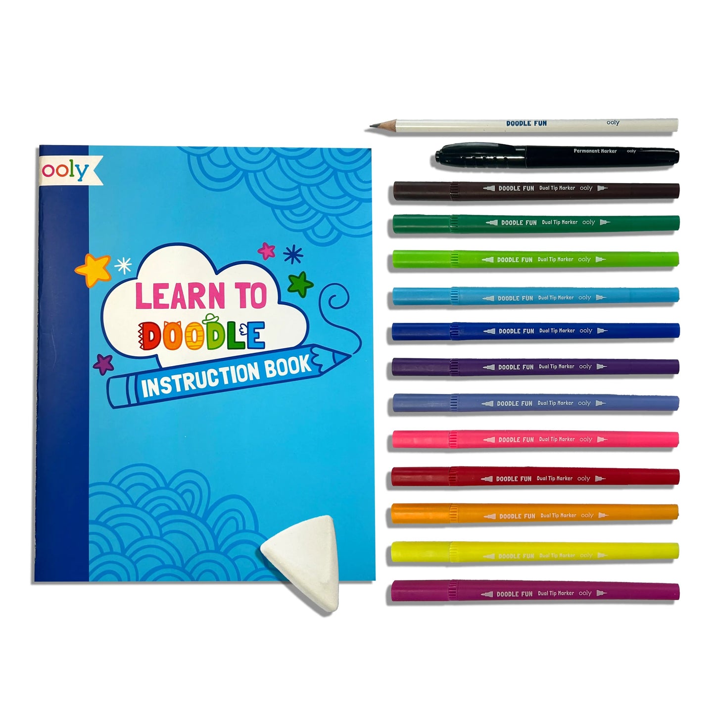 Doodle Fun: Draw & Color Activity Kit (17 PC Set)