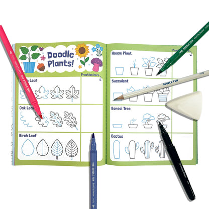 Doodle Fun: Draw & Color Activity Kit (17 PC Set)
