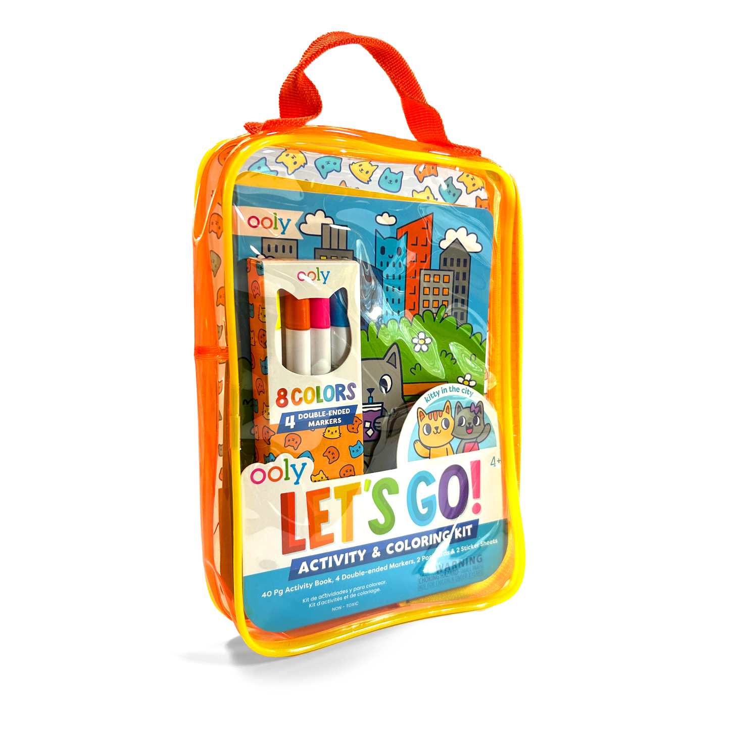 Let's Go!: Activity & Coloring Kit - Kitty In The City