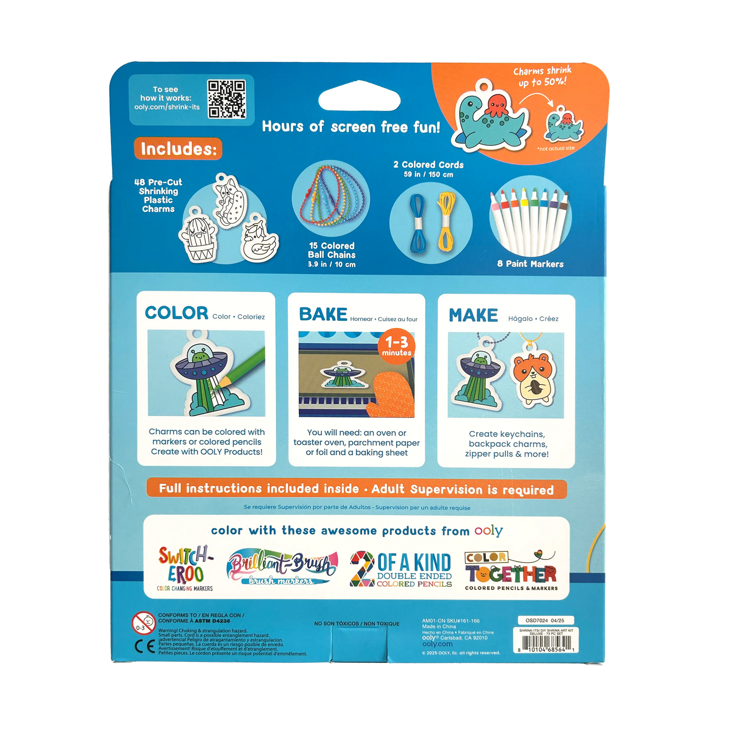 Shrink-Its: D.I.Y. Shrink Art Kit - Deluxe (73 PC Set)