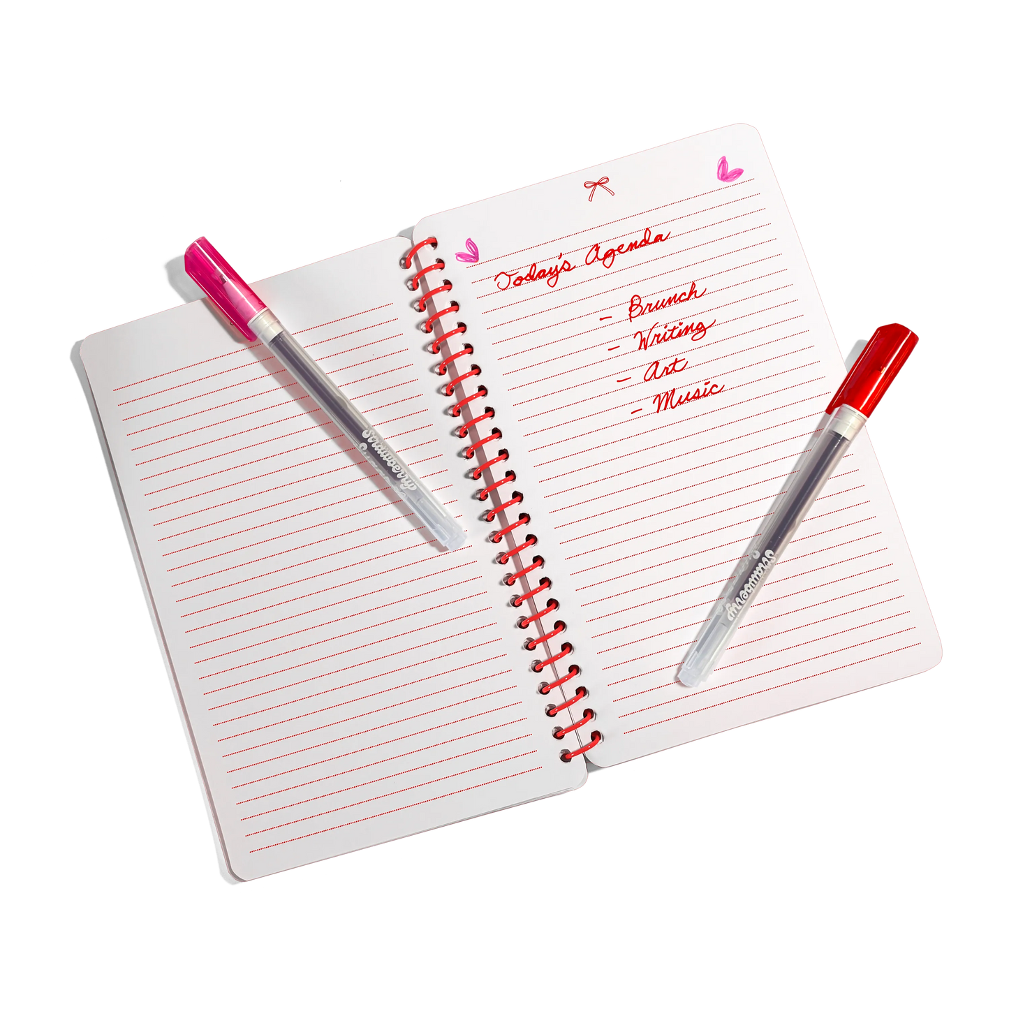 Strawberry Sugar: Scented Gel Pen & Highlighter Writing Kit (15 PC Set)