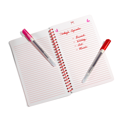 Strawberry Sugar: Scented Gel Pen & Highlighter Writing Kit (15 PC Set)