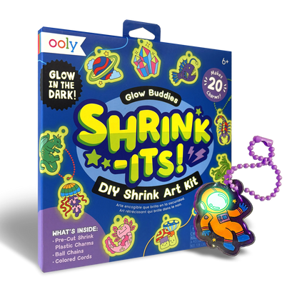 Shrink-Its!: D.I.Y. Shrink Art Kit - Glow Buddies (28 PC Set)