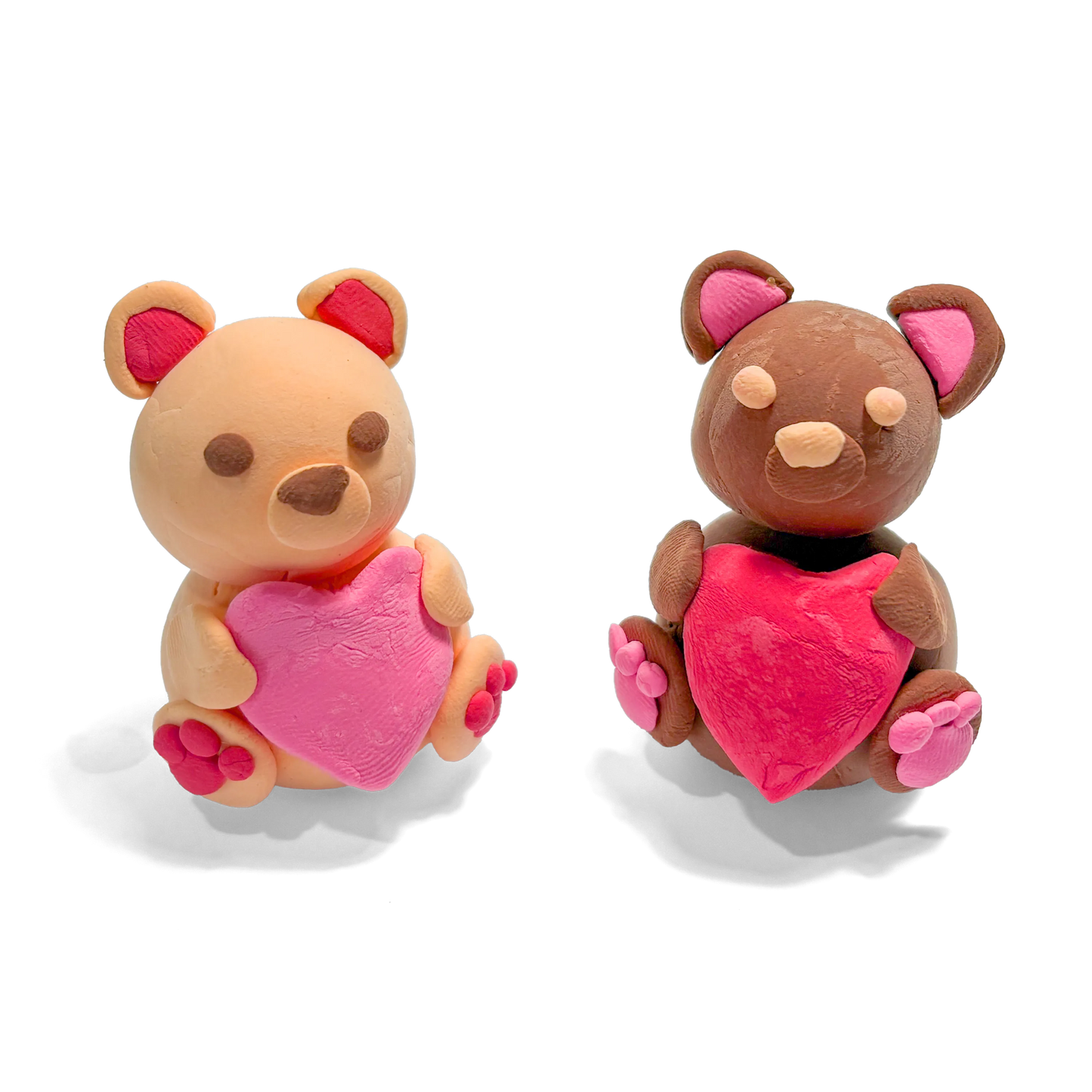 Creatibles: Air Dry Clay BFFs Kit - Lovely Bears (Set of 4 Colors)