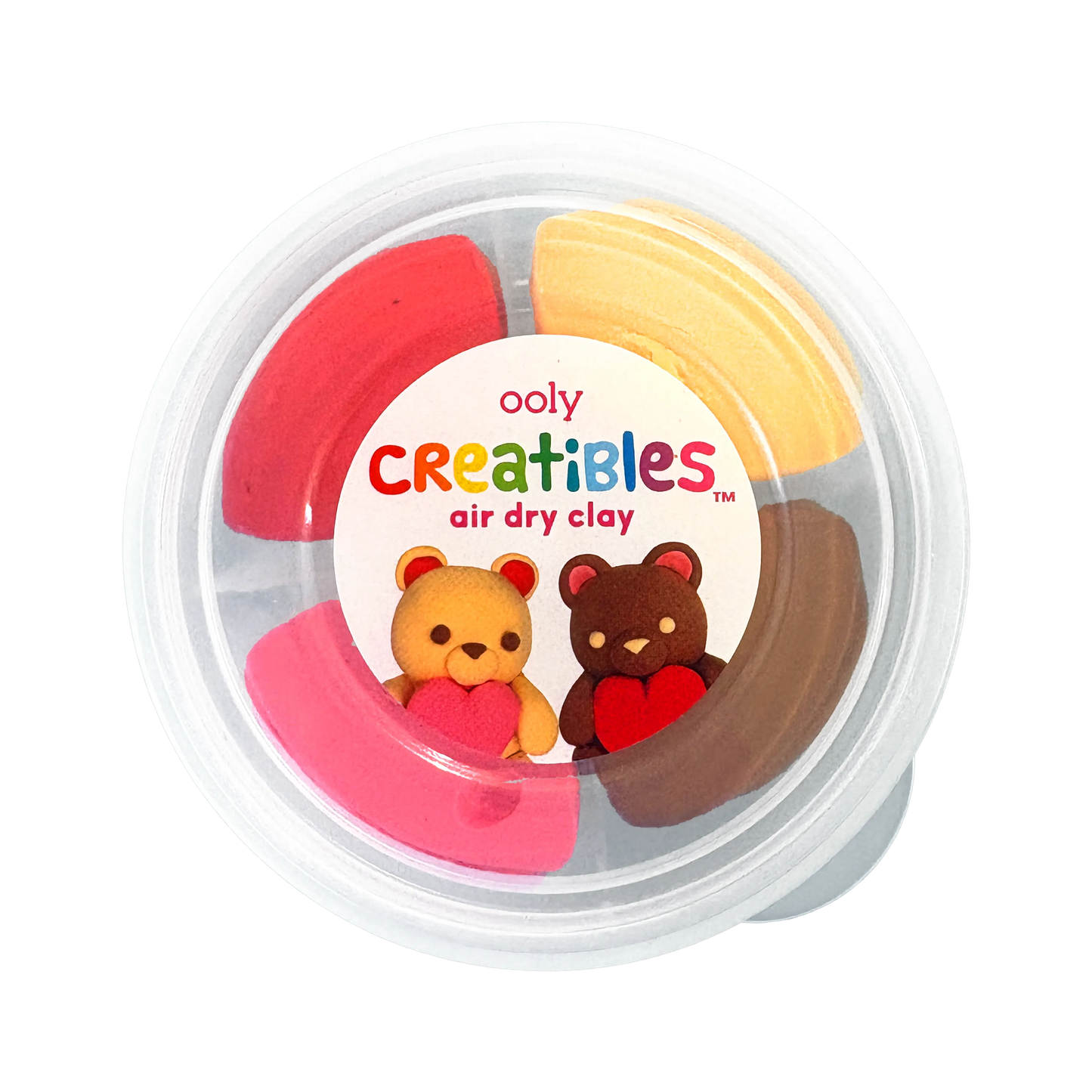Creatibles: Air Dry Clay BFFs Kit - Lovely Bears (Set of 4 Colors)