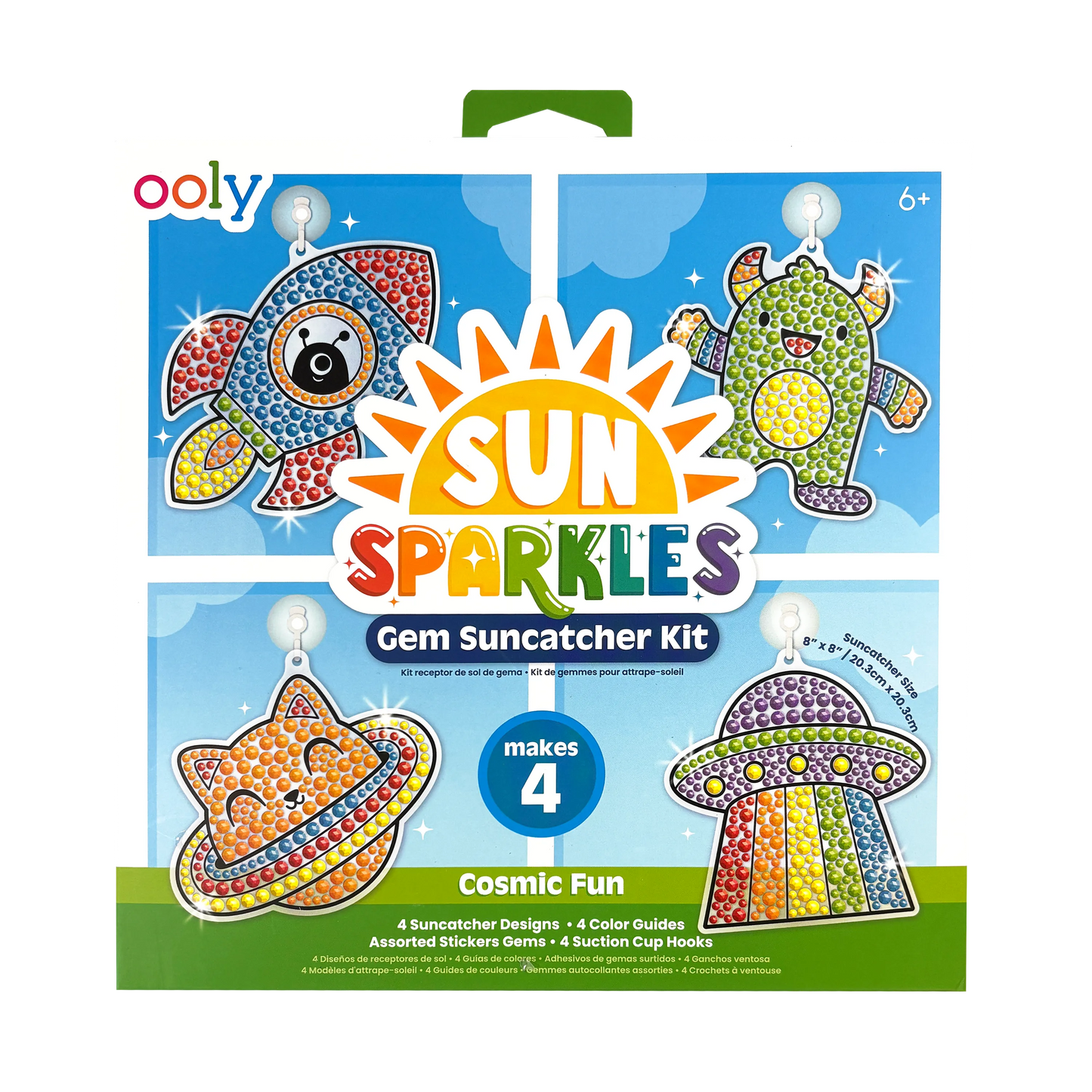 Sun Sparkles: Gem Suncatcher Kit - Cosmic Fun