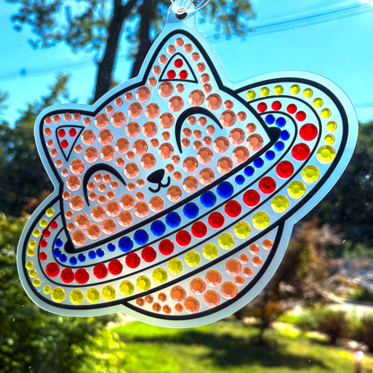 Sun Sparkles: Gem Suncatcher Kit - Cosmic Fun