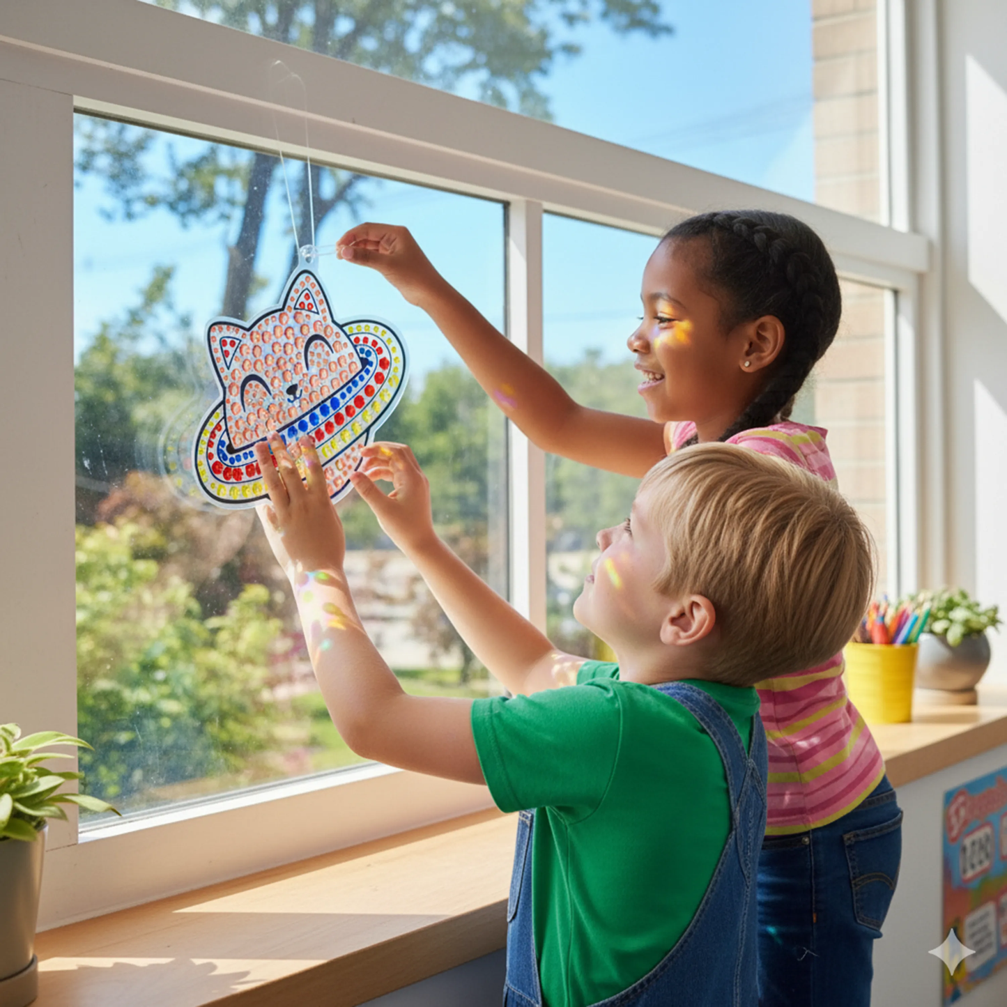 Sun Sparkles: Gem Suncatcher Kit - Cosmic Fun