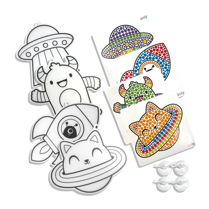 Sun Sparkles: Gem Suncatcher Kit - Cosmic Fun