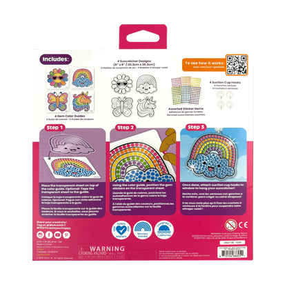 Sun Sparkles: Gem Suncatcher Kit - Rainbow Magic