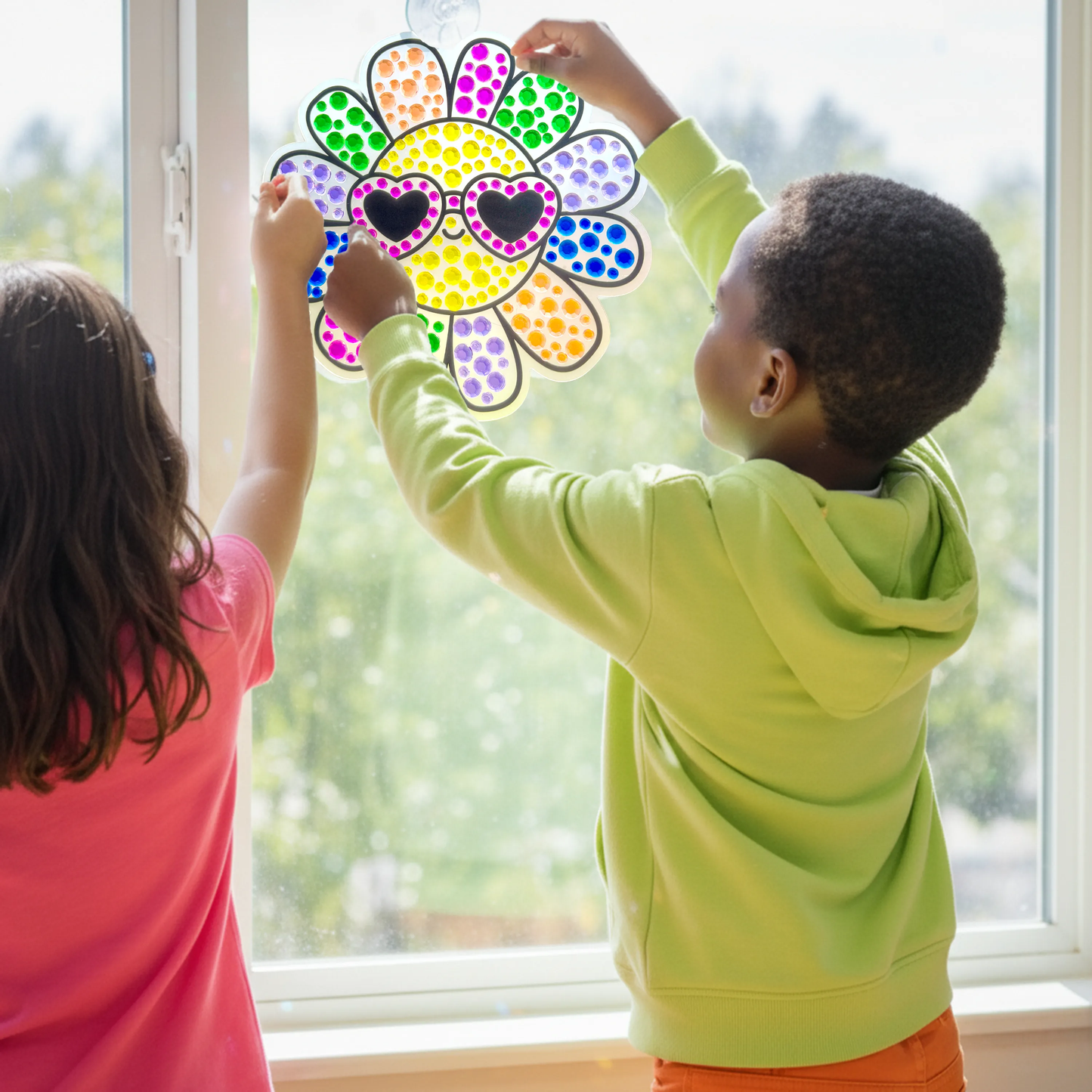 Sun Sparkles: Gem Suncatcher Kit - Rainbow Magic