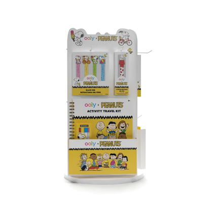 OOLY x Peanuts: 3-Sided Corrugated Spinner Counter Display - Empty