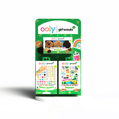 OOLY x Girl Scouts: 2-Sided Spinner Counter Display - PreLoaded