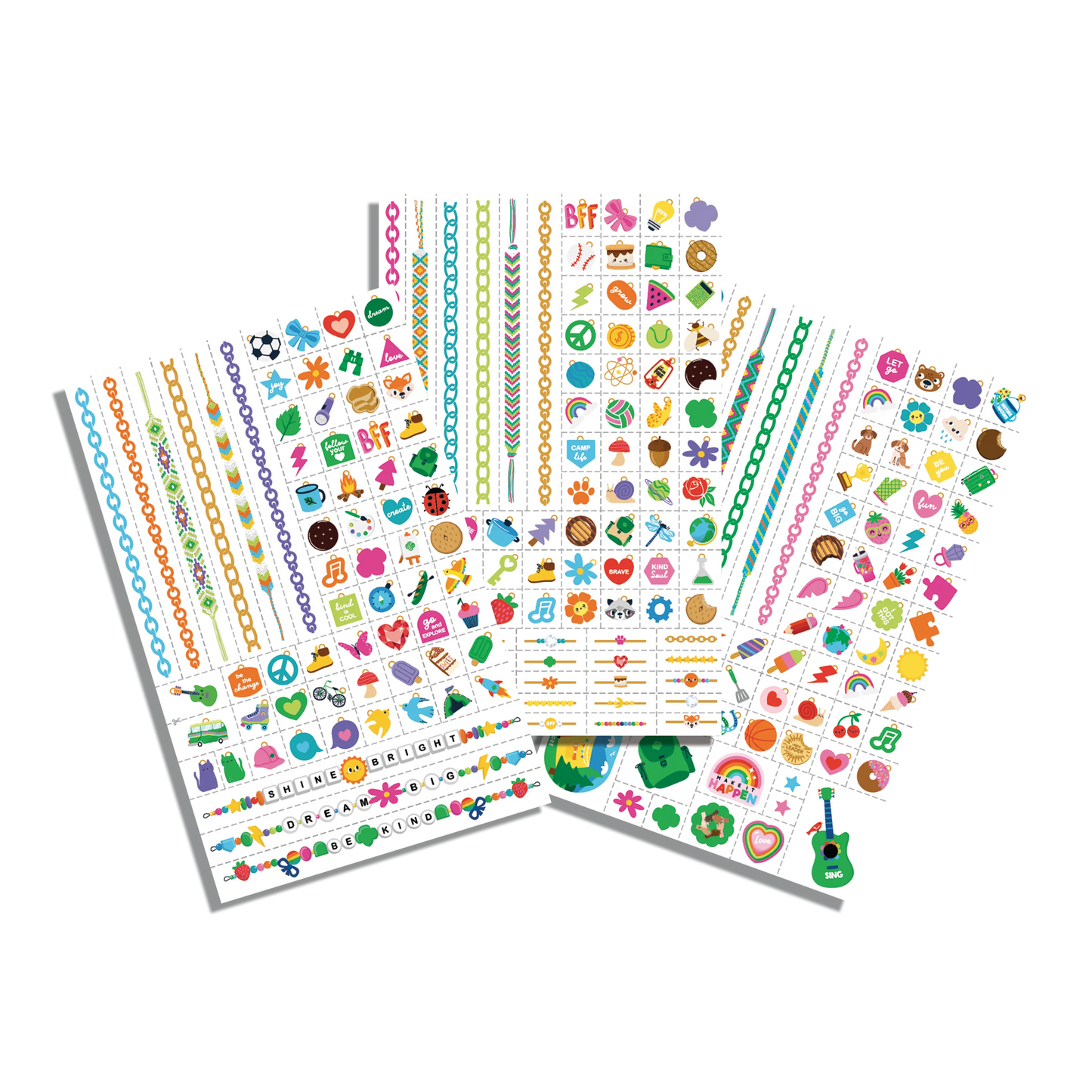 OOLY x Girl Scouts: Do-It-Yourself Tattoo Jewelry (3 Sheet Set)