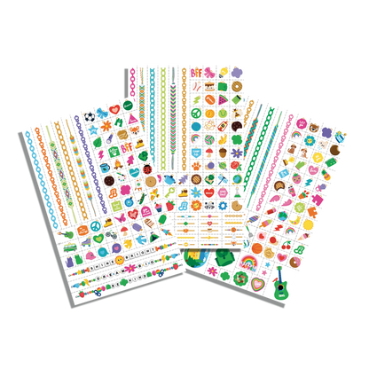OOLY x Girl Scouts: Do-It-Yourself Tattoo Jewelry (3 Sheet Set)