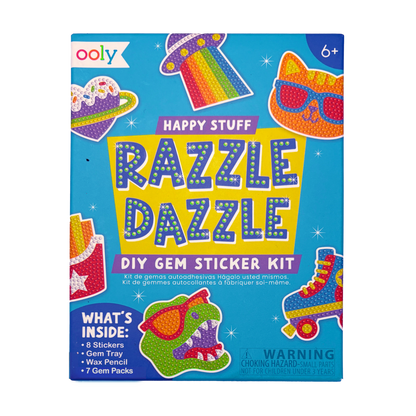 Mini Razzle Dazzle: D.I.Y. Gem Sticker Kit - Happy Stuff