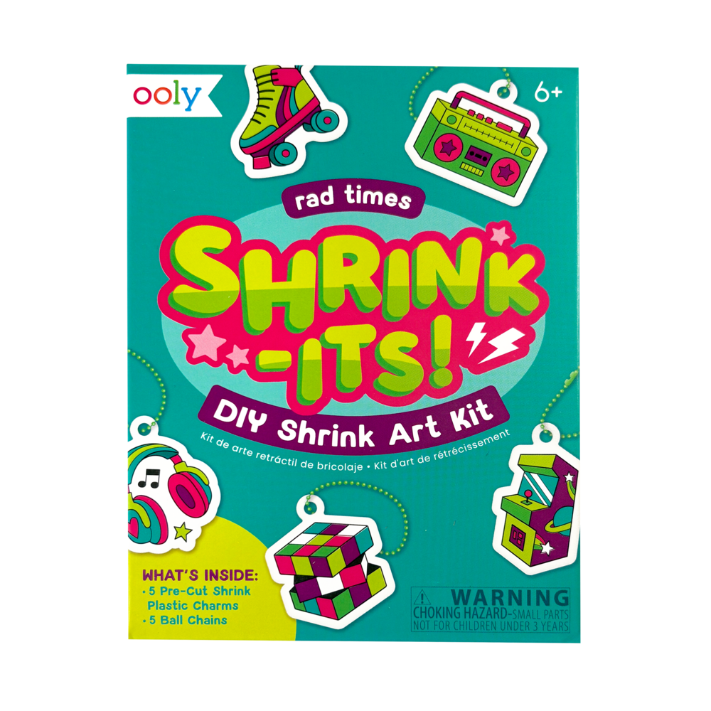 Mini Shrink-Its! D.I.Y. Shrink Art Kit - Rad Times