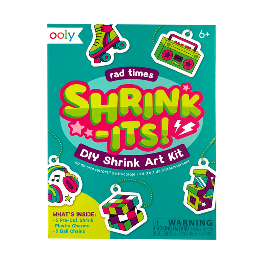 Mini Shrink-Its! D.I.Y. Shrink Art Kit - Rad Times