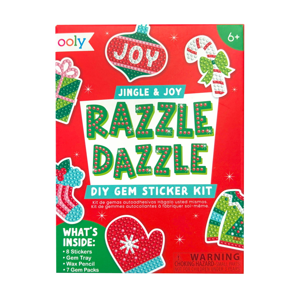 Mini Razzle Dazzle: D.I.Y. Gem Sticker Kit - Jingle & Joy