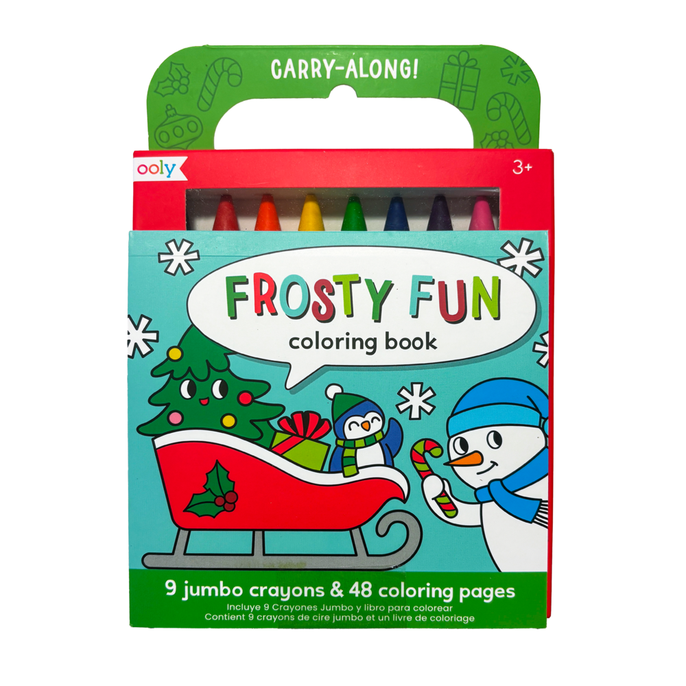 Carry-Along: Coloring Book Set - Frosty Fun (10 PC Set)