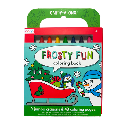 Carry-Along: Coloring Book Set - Frosty Fun (10 PC Set)