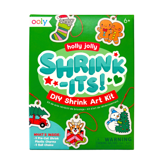 Mini Shrink-Its!: D.I.Y. Shrink Art Kit - Holly Jolly