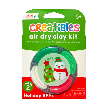 Creatibles: Air Dry Clay BFFs Kit - Holiday BFFs