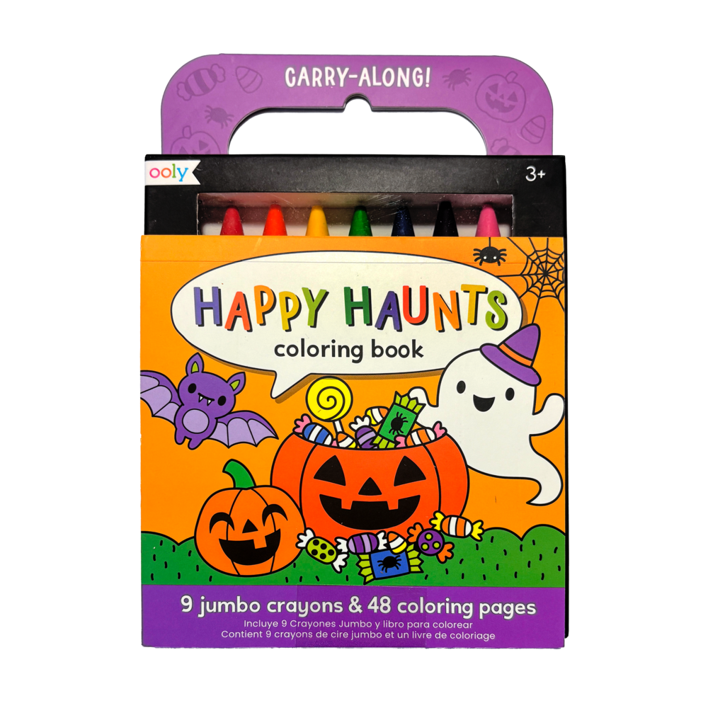 Carry-Along: Coloring Book Set - Happy Haunts (10 PC Set)