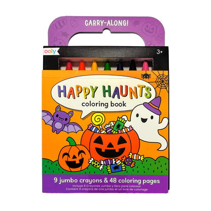 Carry-Along: Coloring Book Set - Happy Haunts (10 PC Set)