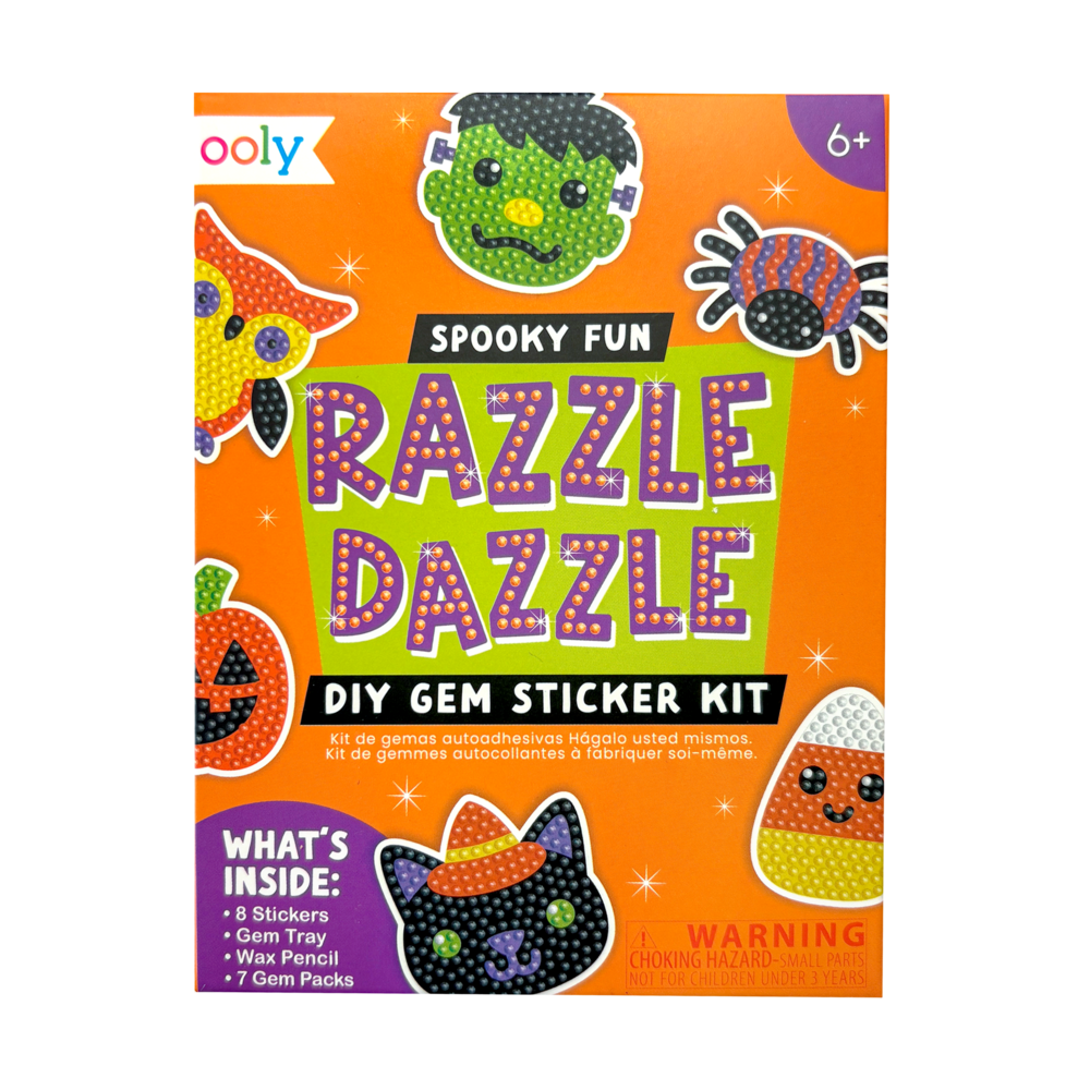 Mini Razzle Dazzle: D.I.Y. Gem Sticker Kit - Spooky Fun