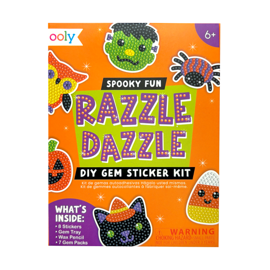 Mini Razzle Dazzle: D.I.Y. Gem Sticker Kit - Spooky Fun