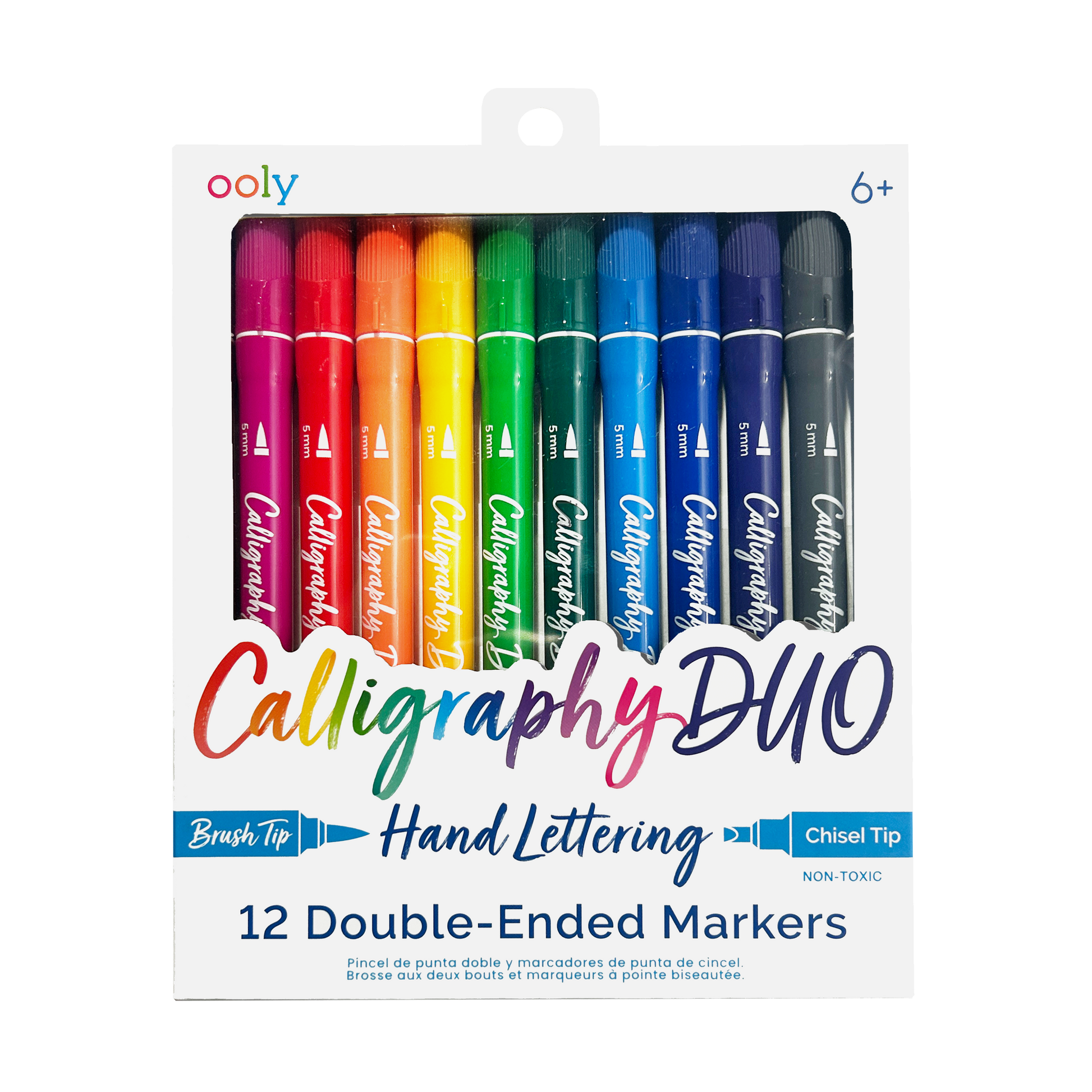 OOLY Calligraphy Duo Double-Ended Markers front of packaging