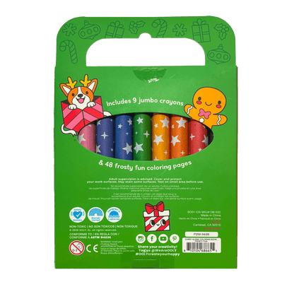 Carry-Along: Coloring Book Set - Frosty Fun (10 PC Set)