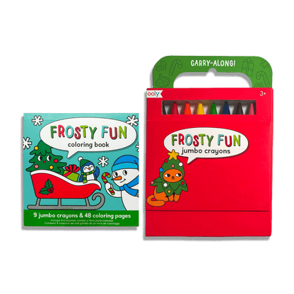 Carry-Along: Coloring Book Set - Frosty Fun (10 PC Set)