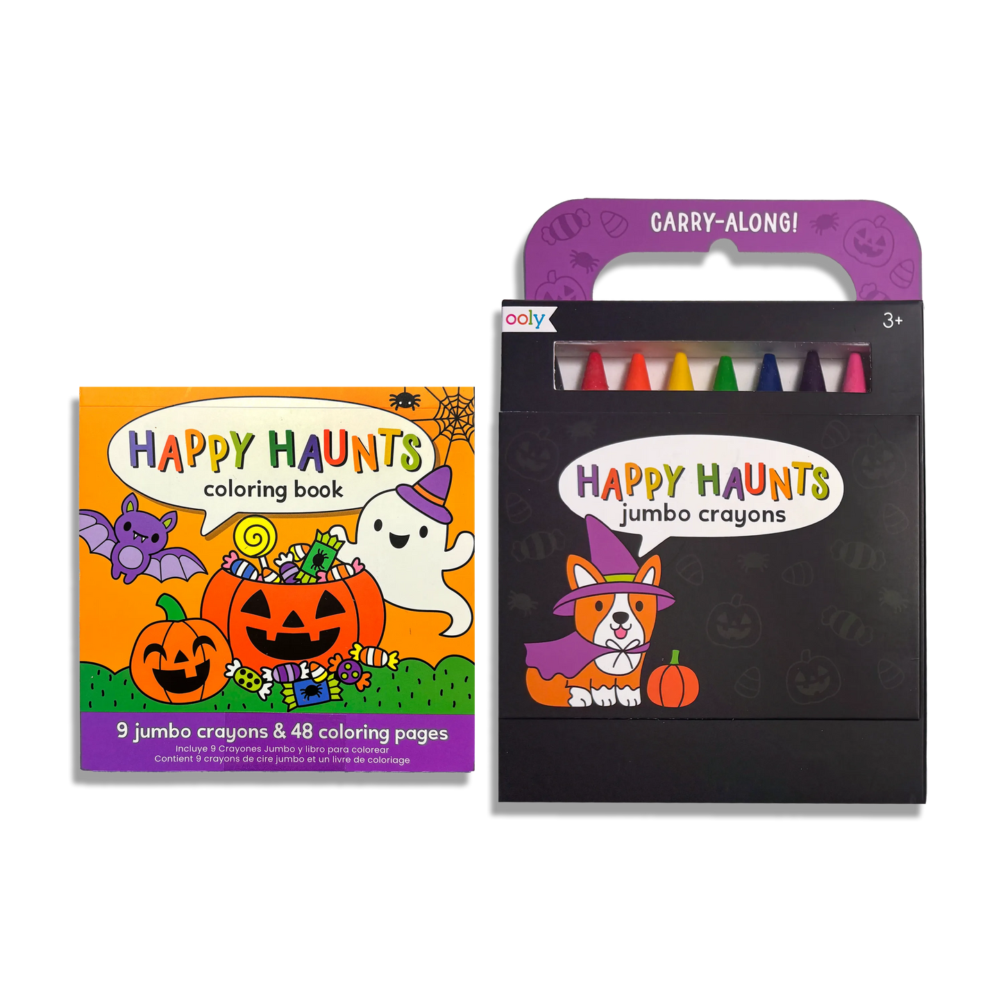 Carry-Along: Coloring Book Set - Happy Haunts (10 PC Set)
