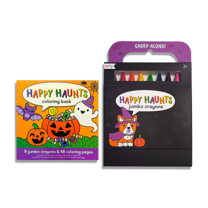 Carry-Along: Coloring Book Set - Happy Haunts (10 PC Set)