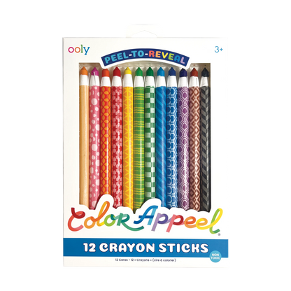 Color Appeel Crayon Sticks - Set of 12 packaging front