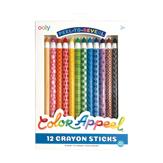 Color Appeel Crayon Sticks - Set of 12 packaging front