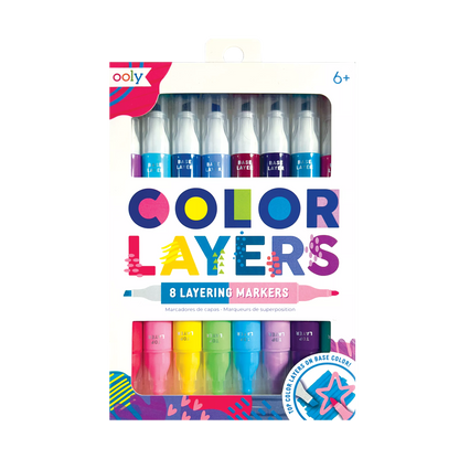 Color Layers double ended layering markers in packaging