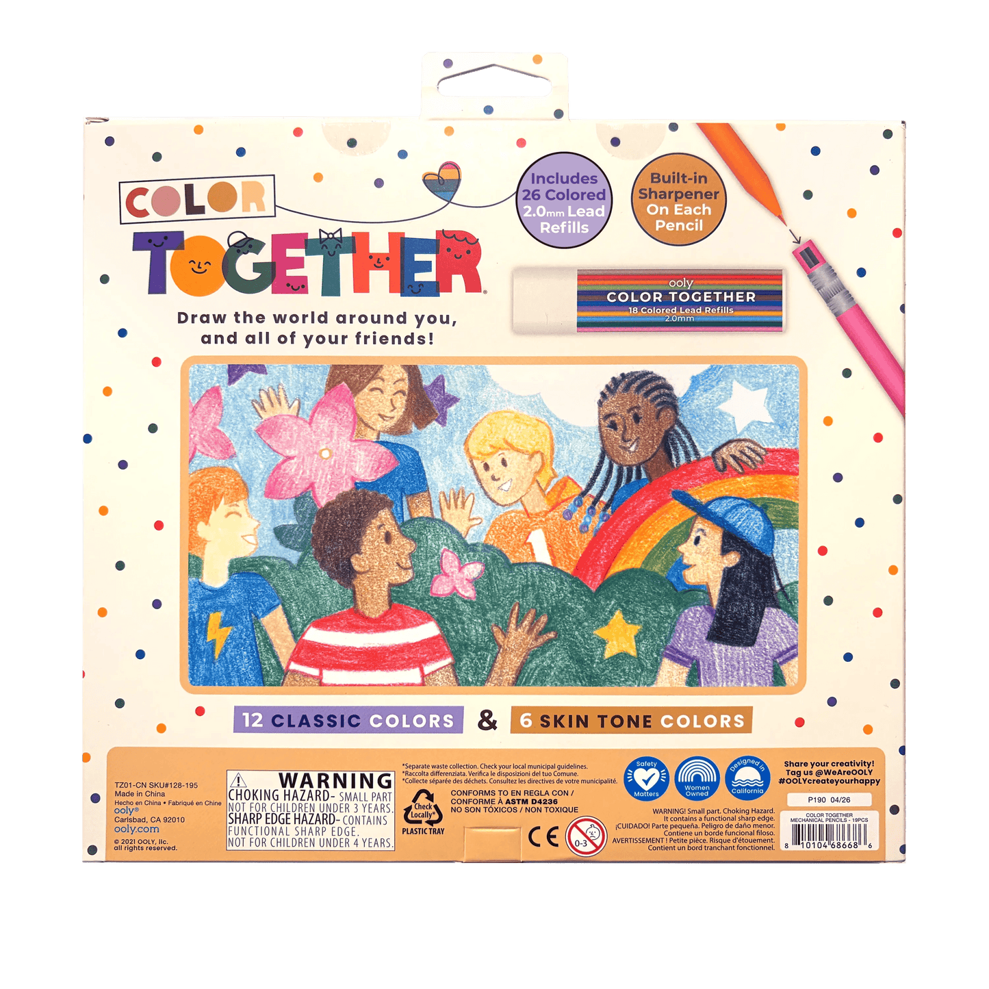 Color Together: Mechanical Colored Pencils (19 PC Set)