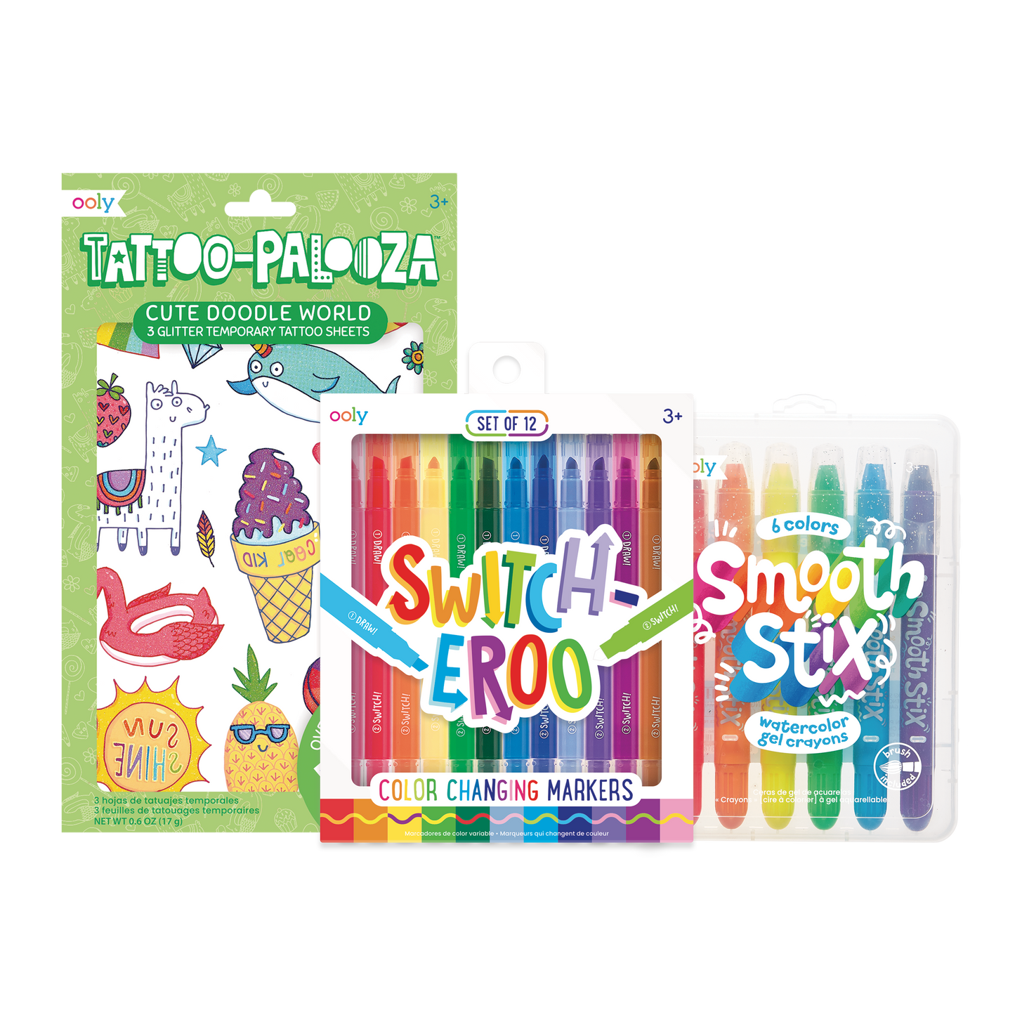 OOLY Colorful Worlds Works Happy Pack out of gift pack