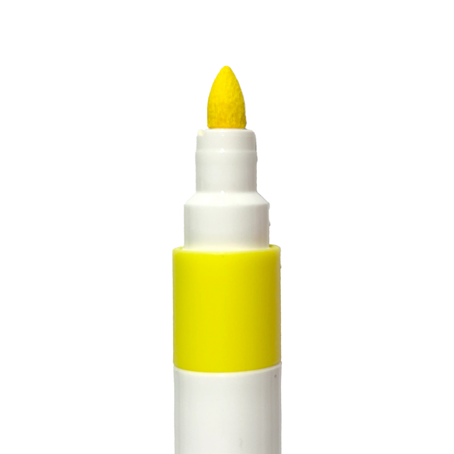 Close up of yellow paint marker tip from OOLY Colortopia Color By Number Paint Marker Kit - Epic Adventures set