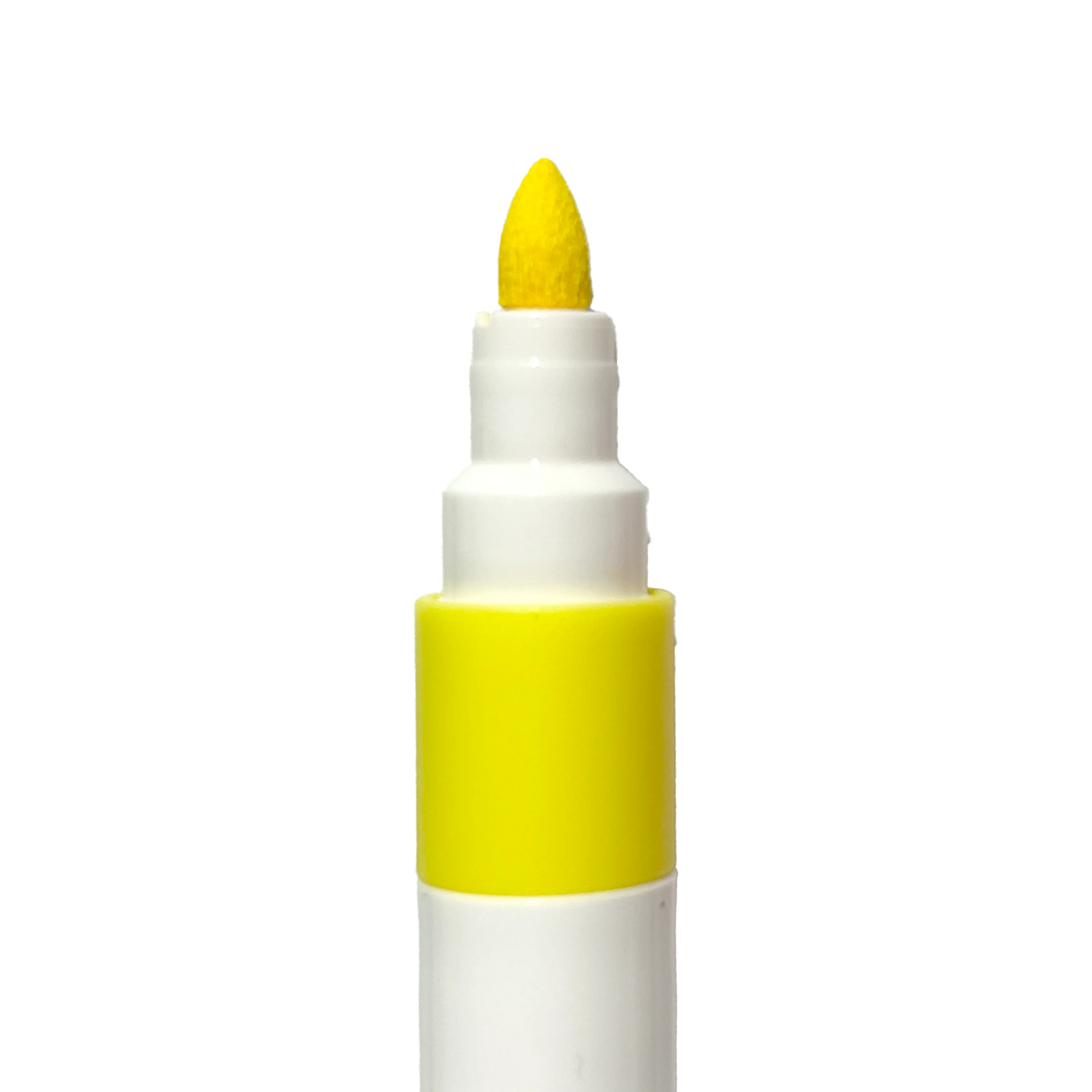 Close up of yellow paint marker tip from OOLY Colortopia Color By Number Paint Marker Kit - Epic Adventures set
