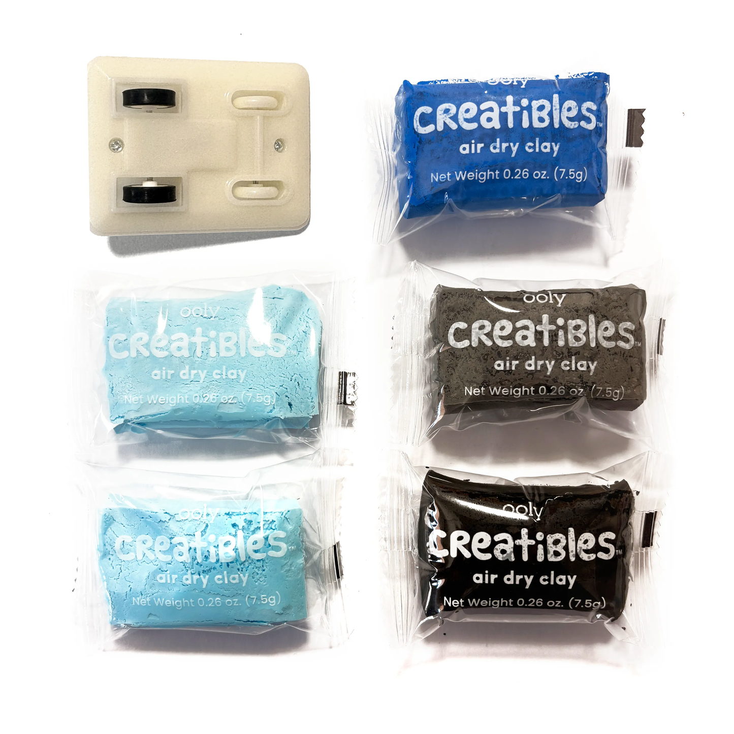 Creatibles: Air Dry Clay Car Kit - Speedy Shark (Set of 5 Colors)