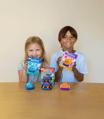 Creatibles: Air Dry Clay Car Kit - Speedy Shark (Set of 5 Colors)