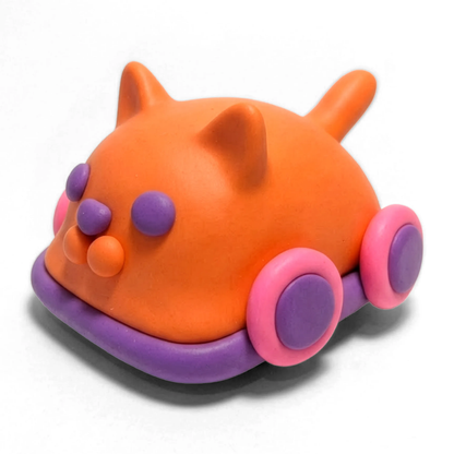 Creatibles: Air Dry Clay Car Kit - Turbo Tabby (Set of 5 Colors)