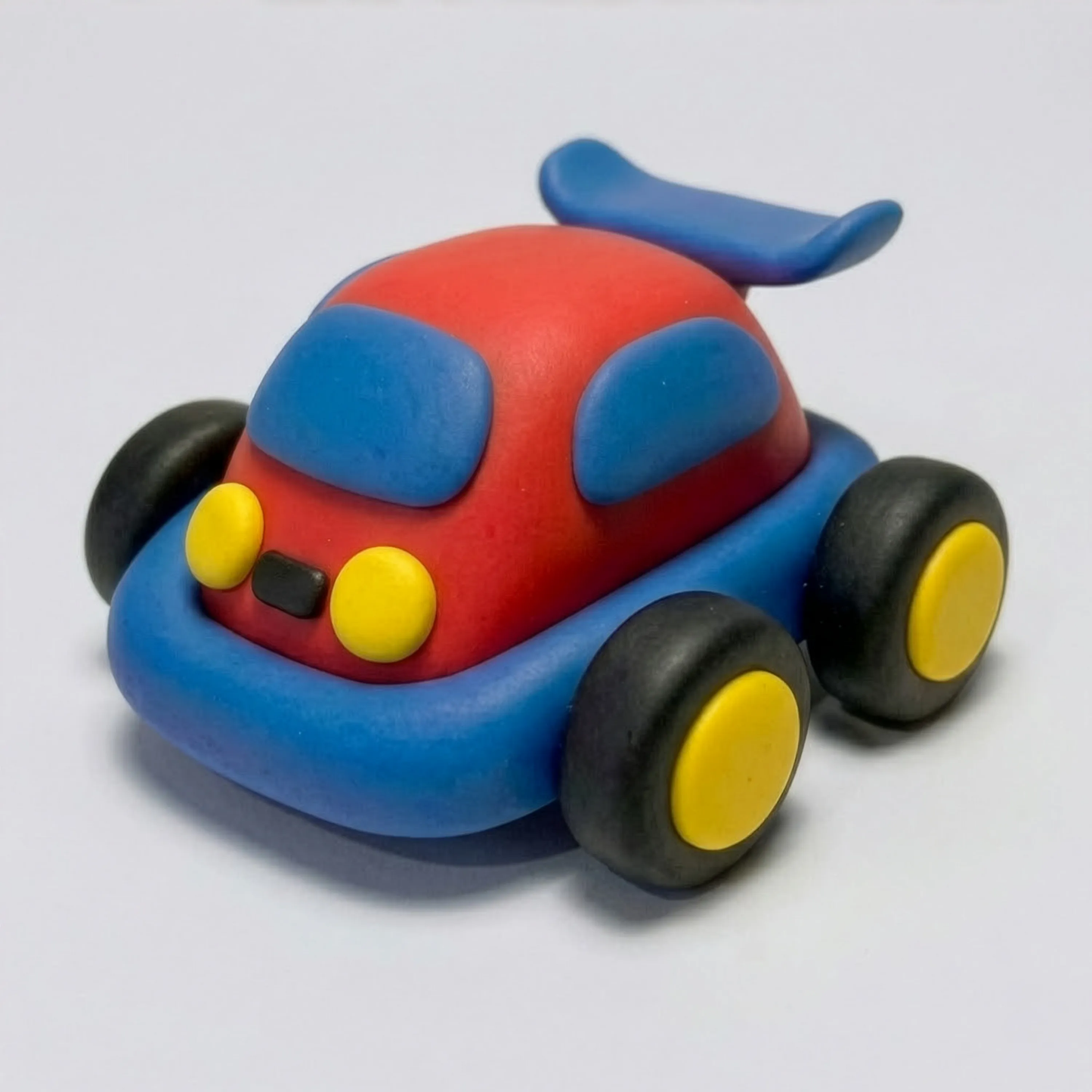 Creatibles: Air Dry Clay Car Kit - Zoomie Racecar (Set of 5 Colors)